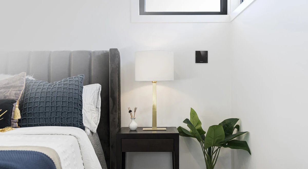 Sypialnia z automatyką Grenton Smart Home